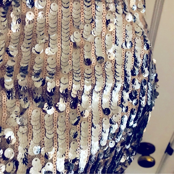 Forever 21 Silver and Rose Gold Sequin Dress - Picture 7 of 16